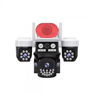Joysee W3 9Mp 3.6mm 2x2.8mm Üç Kamera 19IR+18Led Wifi PTZ Kamera
