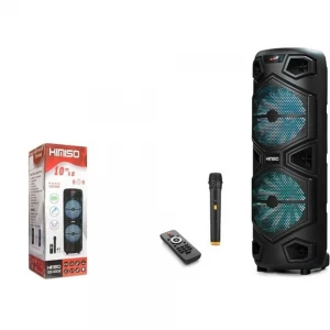 KIMISO QS4232 8" 3000W Uzaktan Kumandalı Mikrofonlu Bluetooth Speaker 2x8" 265-300-675MM Usb-TfCard