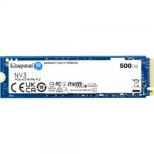 Kingston 500GB NV3 PCIe 4.0 NVMe M.2 2280 SSD Disk SNV3S-500G SSD Disk