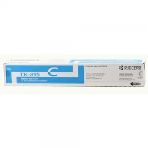 Kyocera TK-895C Cyan Mavi Orjinal Fotokopi Toneri FS-C8020-8025-8520-8525 6.000 Sayfa