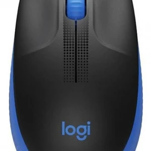 Logitech 910-005909 M191 Mavi Büyük Boy Kablosuz Mouse Optik 1000 Dpı Buton