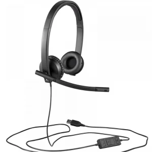 Logitech 981-000575 H570E Stereo Usb Çift Taraflı Headset Mikrofonlu  Kulaklık