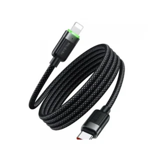 MCDODO CA-2010 36W USB-C TO LIGHTNING MANYETİK SARILABİLİR KABLO - 1.2 M SİYAH