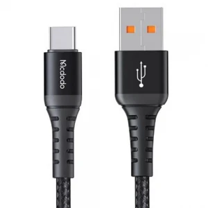 MCDODO CA-2271 USB-A TO Type-C Q.C 4.0 Hızlı Data-Şarj Kablosu 1M - Siyah