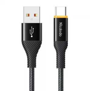 MCDODO CA-2380 Type-C 100W Power Off Süper Hızlı Data-Şarj Kablosu 5A 1.2m - Siyah