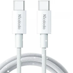 MCDODO CA-2770 60W USB -C TO USB-C ŞARJ VE DATA KABLOSU BEYAZ - 1.2 M