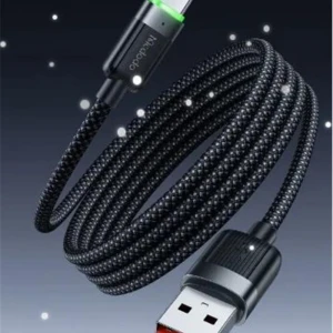 MCDODO CA-5650 USB-A TO USB-C 6A SİYAH SARILABİLİR MANYETİK 1.2M KABLO