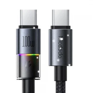 MCDODO CA-8200 TYPE-C TO TYPE-C 7 Renkli LED Işıklı 100W 1.2M KABLO