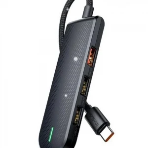 MCDODO HU-1430 5 in 1 Type-C Çoklayıcı (USB3.0x1+USB2.0x2+SD-TF Card Slotx1)- Gri