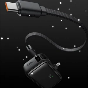 MCDODO MC-7800 5000mAh 22.5W Dahili Kablo ve Lightning Konnektörlü Mini Powerbank
