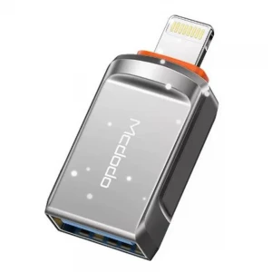 MCDODO OT-8600 Usb-A To Lightning Dönüştürücü Soket - Gri