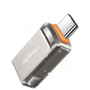MCDODO OT-8730 Usb-A To Type-C Çevirici Soket-Gri