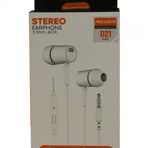 Megatech D21 Stereo Beyaz Mikrofonlu Kulaklık