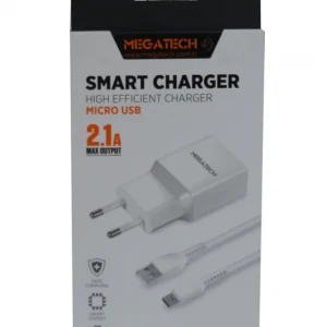 Megatech MT-CM1 2ın1 2.1a Ev Şarj+Micro Kablo