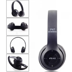 Megatech St-3 P47 Siyah Wireless Baş Üstü Kulaklık 