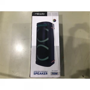 Mikado MD-261kp Rms 35W+35W 12V5.5Ah RGb Işıklı Usb-Tf-FM-BT-TWS Toplantı Anfisi