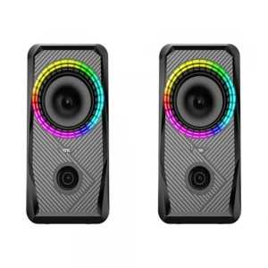 Mikado MD-S26 JOY 2.0 Multimedia 3W-2 Siyah USB RGB Işıklı Gaming Speaker