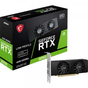 Msi GeForce RTX3050 LP 6G OC 6GB GDDR6 96B DX12 PCIE 4.0 X8 (1XDP 2XHDMI) Gaming Ekran Kartı