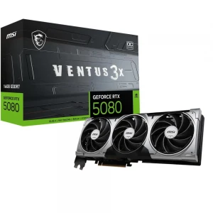 MSI GeForce RTX 5080 Ventus 3X OC 16GB GDDR7 256 Bit DLSS4 NVIDIA Beyaz Ekran Kartı