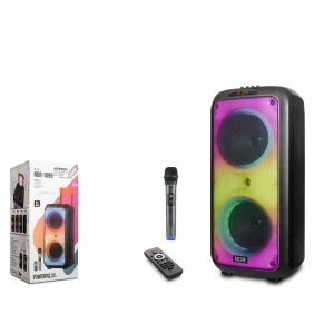 NDR-1095 6000W tepe güç çift 8" Karaoke Bluetooth Boombox