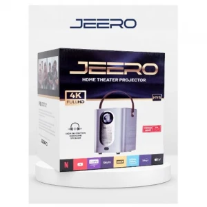JEERO HY6 4K HOME THEATER4K  PROJEKTÖR (HİSİLİCON 325-QUAD-CORE A53-ANDROID)