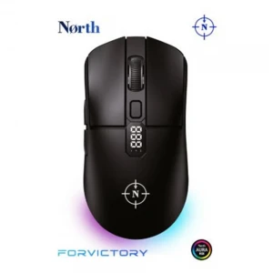 North Odin Pro WL Siyah 26K DPI 750 IPS 70G UltraLight RGB Kablosuz Gaming Mouse