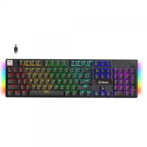 North Shield Blue Switch Türkçe Q RGB Mekanik Gaming Klavye