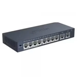 Dahua S3010-8ET2GT-60 10 Port 10-100 8xPoe 60W2xRJ45 10-100 Uplink Yönetilemez Switch