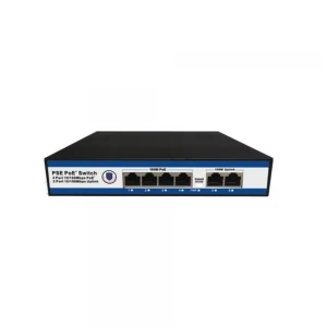 Nova NVC-PSE0420 4 Port Poe+ 10-100 Mbps 2 Port 10-100 Mbps Uplink Switch 65W