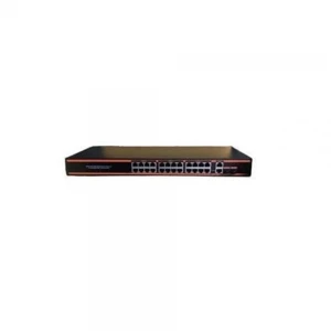 Nova NVC-PSEG2422 24 Port Poe+ 10-100-1000 Mbps 2 Port 10-100-1000 Mbps Uplink  2 Port SFP Switch