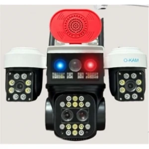 OKam O-Kam 8095 3 Lens Sirenli Çakarlı Wifi Solar Kamera