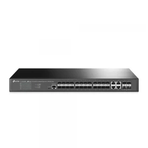 Omada Tp-Link TL-SG3428XF 20 Port SFP 4 Port 10-100-1000 Mbps 4 Port 10GE SFP+  L2 Yönetilebilir Switch