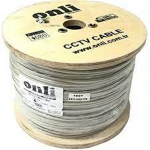 Onli ON-2201 2+1 1x0,22 mini Coax 2x0,22mm 500 metre CCTV Kamera Kablosu