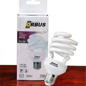 Orbus Orb-20wcfl 20w Beyaz Işık 6000 saat 1200lm Led Ampul