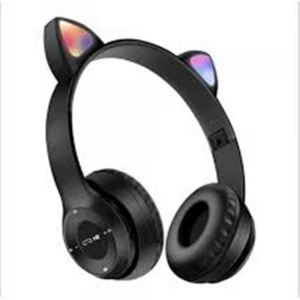 P47M Bluetooth 5.0 Kulak Üstü Kulaklık siyah