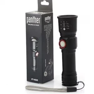 Panther PT-4060 LED Şarjlı Metal El Feneri