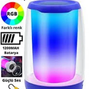 Pluse 4 Mini Ses Bombası.360° Işıklandırma,hoparlör Bt