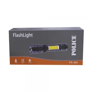 Polıce PS-354  Zoom  Kırmızı İkaz Işıklı ve Magnet Özellikli  Şarjlı El Feneri