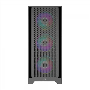 PowerBoost PB-P1600B USB 3.0 Mesh ARGB Fanlı Gaming Siyah Kasa  (PSU Yok)