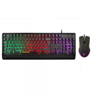 Rampage KM-99 DOBBLE Rainbow Backlight 7 Tuşlu 6400dpi Gaming Klavye + Mouse Set