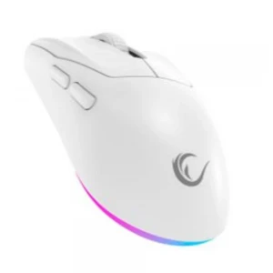 Rampage PROTE M5 PRO Kablosuz Beyaz RGB Ledli Şarjlı 26000 DPI 3395 Sensor Gaming Oyuncu Mouse