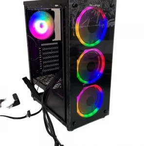 Revenge Clear 4 Fanlı Temperli Cam Panel Psu yok Gaming Oyuncu Kasası 
