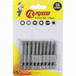 Rıco 005-KK1131  50MM 10 Parça Allen Bits Uç Seti