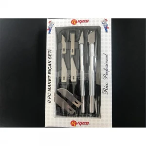 Rıco 019-Kk7001 8 Parça Maket Biçak Seti