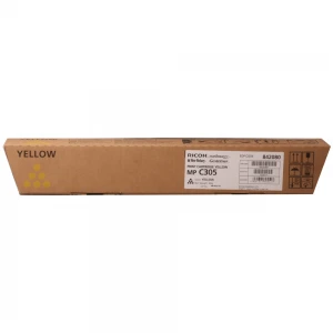Ricoh MP C305 Yellow Sarı Orjinal Fotokopi Toneri MP C305SP-305SPF 4.000 Sayfa
