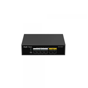 Ruijie-Reyee RG-ES106F-P 4 Port POE+ 10-100-1000 Mbps+2 Port 10-100 Mbps Uplink Switch