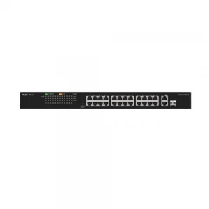 Ruijie-Reyee RG-ES126S-P 26 Port 10-100 Mbps 1 Port Uplink + 1 Port 10-100-1000 Mbps Poe 370W Switch