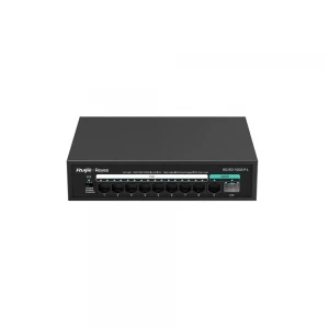 Ruijie-ReyeeRG-ES110GS-P-L 8 Port Poe+ 10-100-1000 Mbps 1 Port 10-100-1000 Mbps Uplink + 1 Port SFP