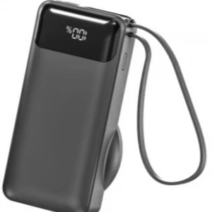 S-link G360 10000mAh PD35W+Magsafe 15W Type-C Kablolu Siyah LCD Taşınabilir  Powerbank