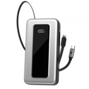S-link IP-G20M 20000mAh PD65W Makaralı Siyah LCD Taşınabilir Pil Şarj Cihazı Powerbank